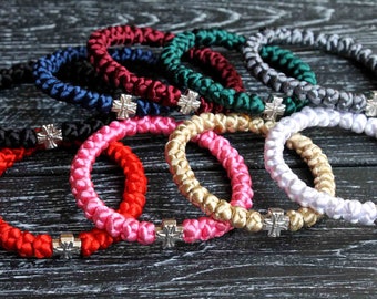 Christian Prayer Rope bracelet 33 knots, brojanica, Orthodox Prayer Rope