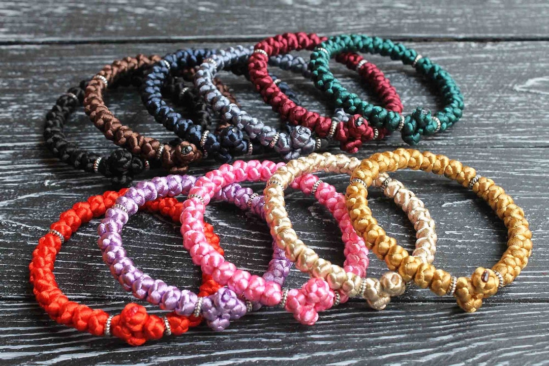 Prayer Rope Bracelet 30 Knots, Orthodox Bracelet, Christian Bracelet, Komboskini, Vervica