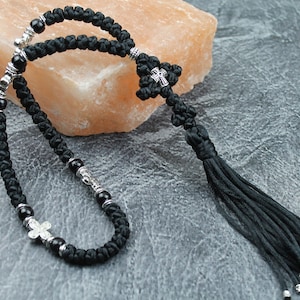 Geschenk Orientalisches Gebetsseil 50 Knoten, christliches Seil