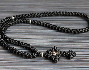 Orthodox Prayer Rope 100 knots, Brojanica, komboskini necklace, Christian rope