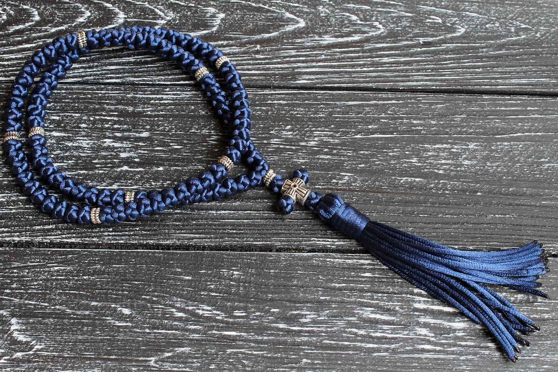Orthodox Prayer Rope Rosary 100 Knots Christian Rosary Etsy