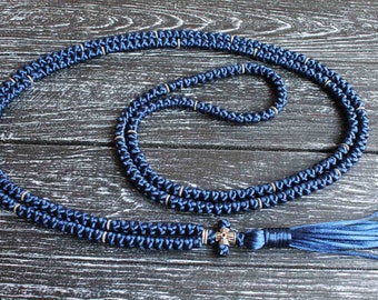 Orthodox Prayer Rope Rosary 300 knots, Brojanica, komboskini, komboskini necklace, orthodox jewelry, Christian jewelry, Christian rosary