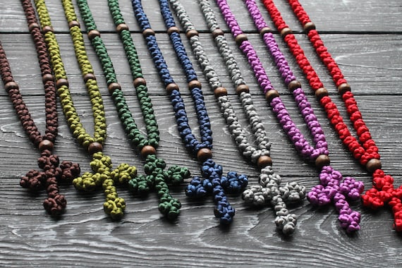 Orthodox Prayer Rope, Knotted Rosary, Christian Gift