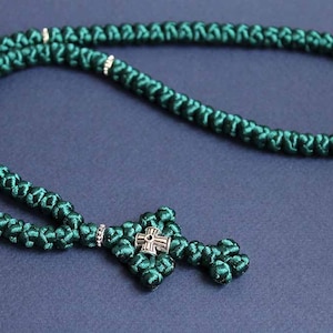 Orthodox Prayer Rope Rosary 100 knots, Brojanica, komboskini, komboskini necklace, orthodox jewelry handmade