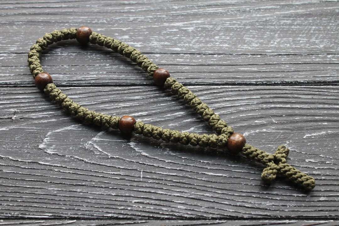 Religious Rope Christian Prayer Rope 50 Knots High Quality, Greek Chotki , Brojanica ...