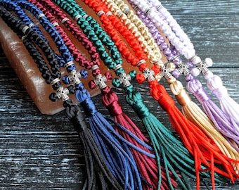 Orthodox Prayer Rope 100 knots, Christian rope, vervica