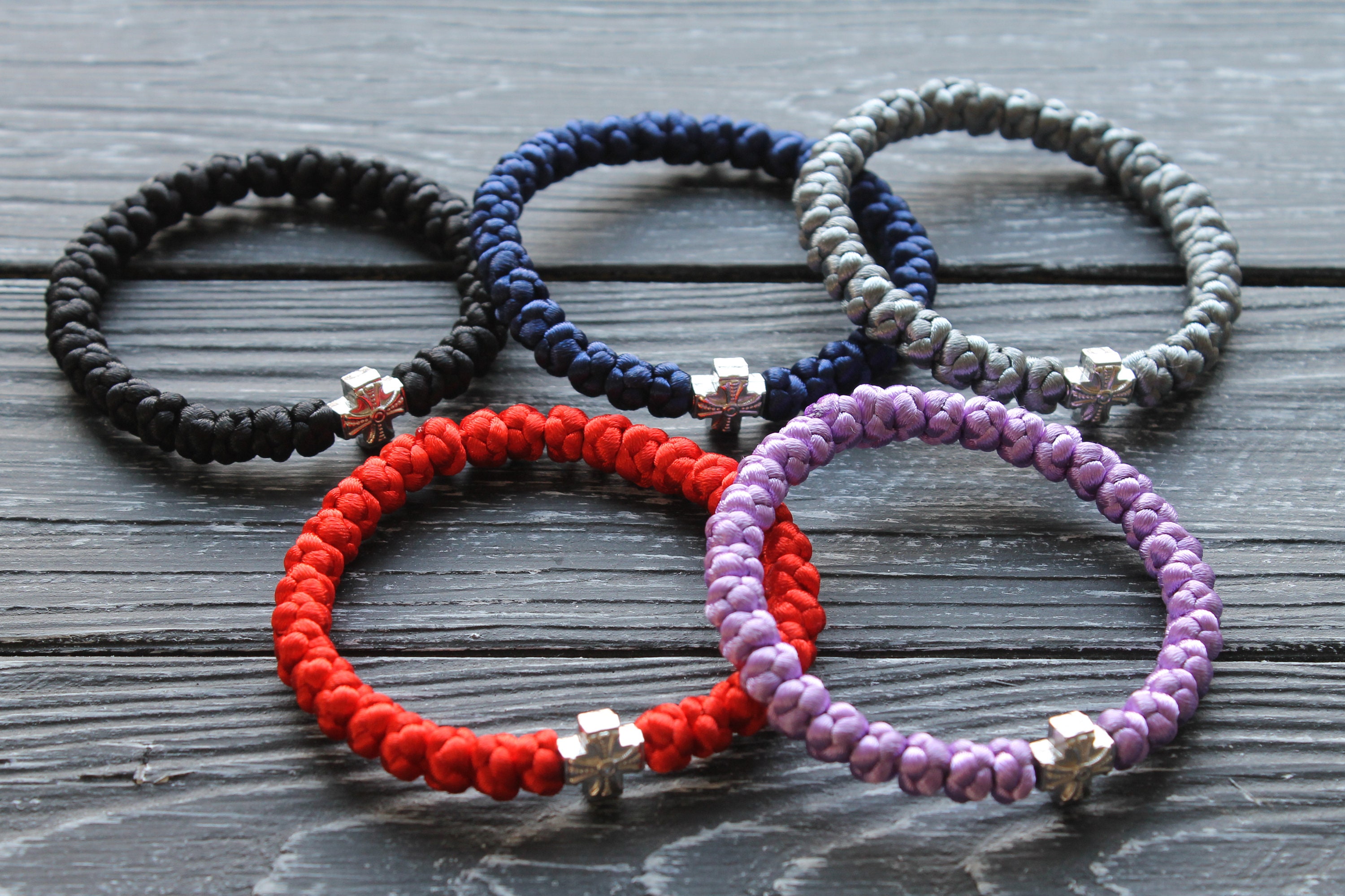 Corda Preghiera Ortodossa IconsGr - Manufatto Artigianale, Nero Con Icona - Foto 5