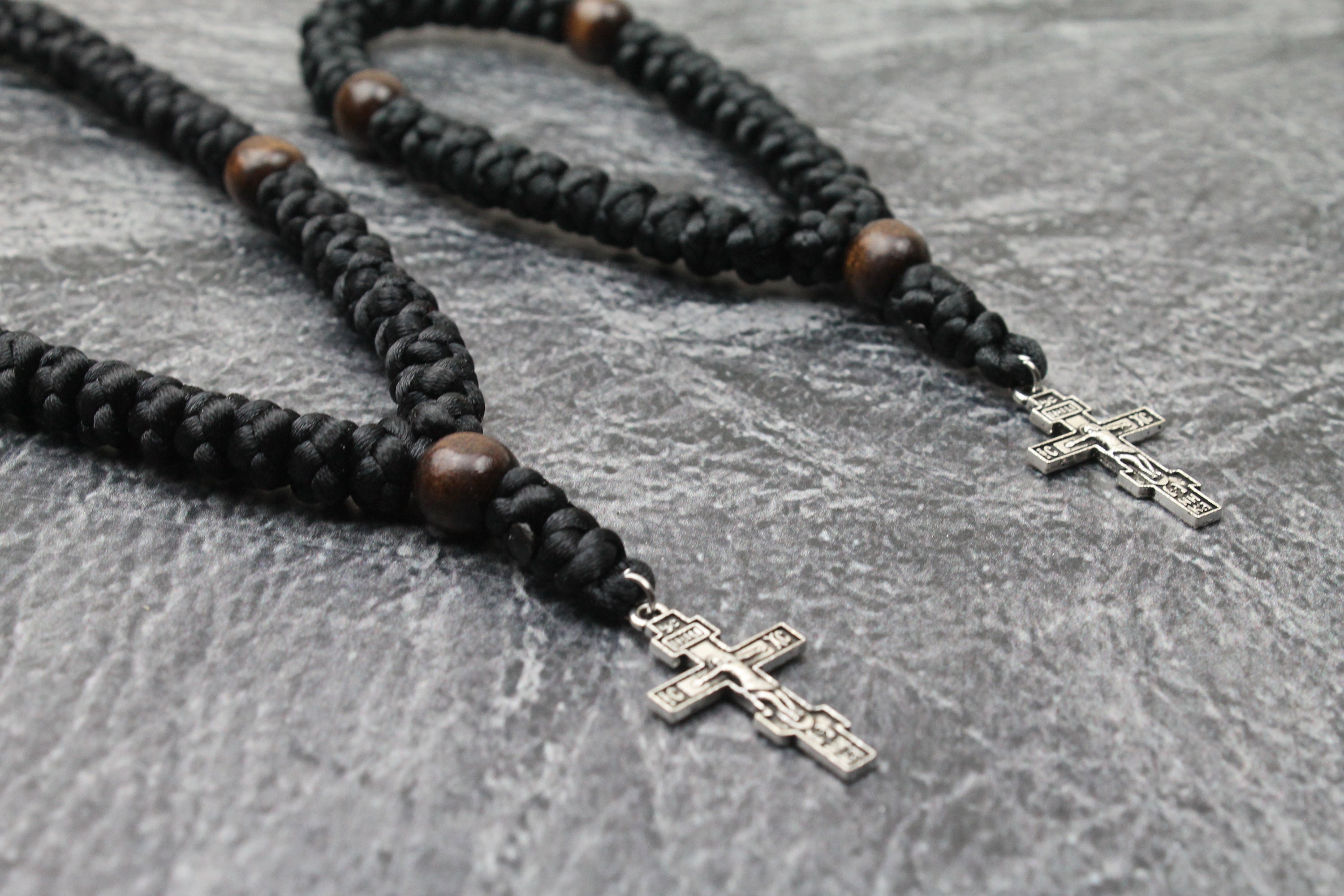 Religious Rope Orthodox Prayer Rope With Cross, Pocket Jesus Chotki, 33/50 Knots - Etsy