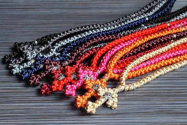 Orthodox Prayer Rope Rosary 150 Knots, Brojanica, Komboskini ...
