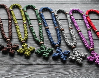 High Quality Orthodox Prayer Rope 50 knots, chotki , brojanica, komboskini, orthodox gift, christian rosary, christian gifts