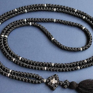 Orthodox Prayer Rope Rosary 300 knots, Brojanica, komboskini, komboskini necklace, orthodox jewelry, handmade, Christian jewelry