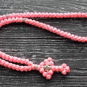 Orthodox Prayer Rope Rosary 100 knots, Brojanica, komboskini, komboskini necklace, orthodox jewelry handmade