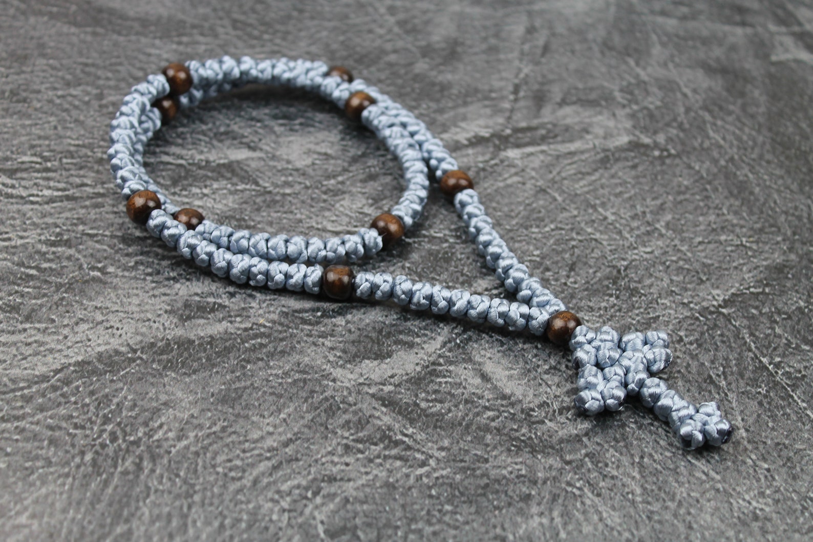 Religious Rope Orthodox Prayer Rope 100 Knots, Orthodox Komboskini, Christian Knotted ...