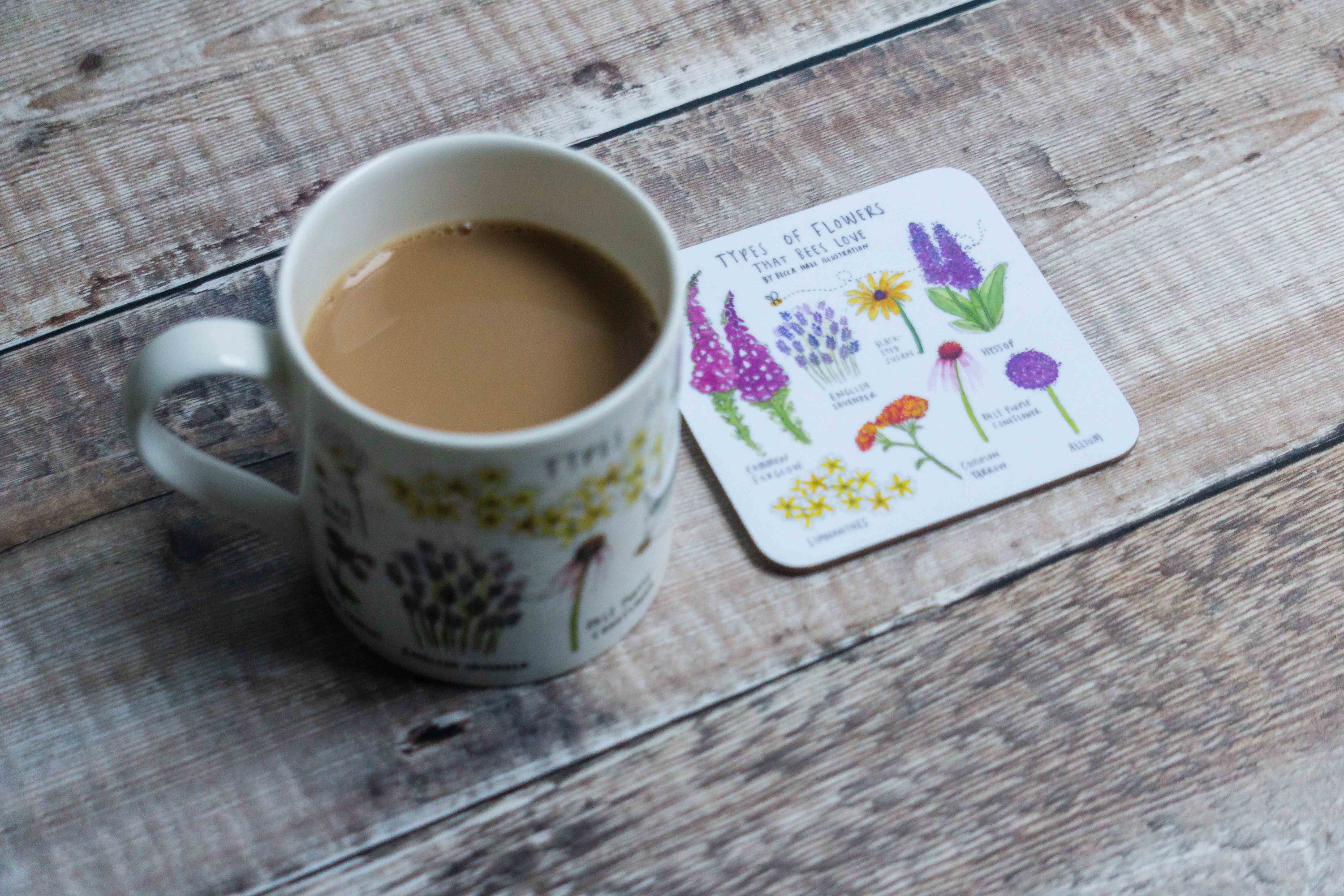 Coaster - Types de Fleurs Que Les Abeilles Aiment