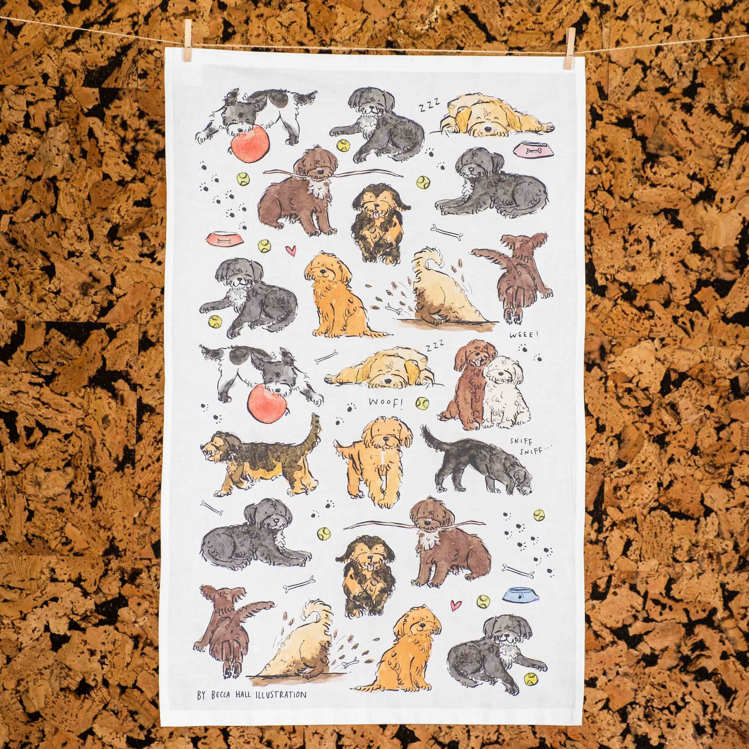 ラスト1点イギリスにて購入　becca hall 犬種イラストマグカップ Beccaillustrates - Etsy 日本