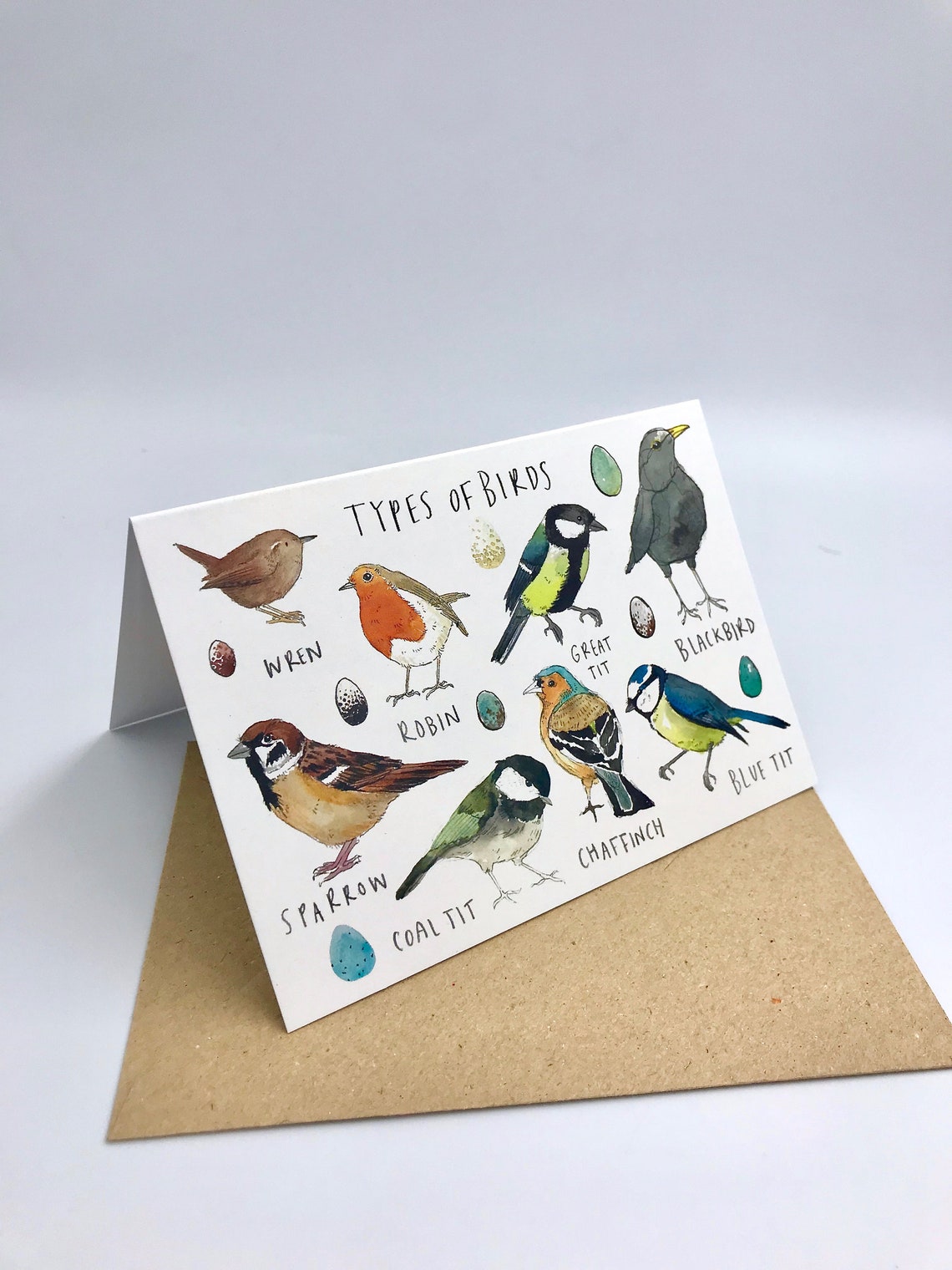 Greetings Card Birds Etsy