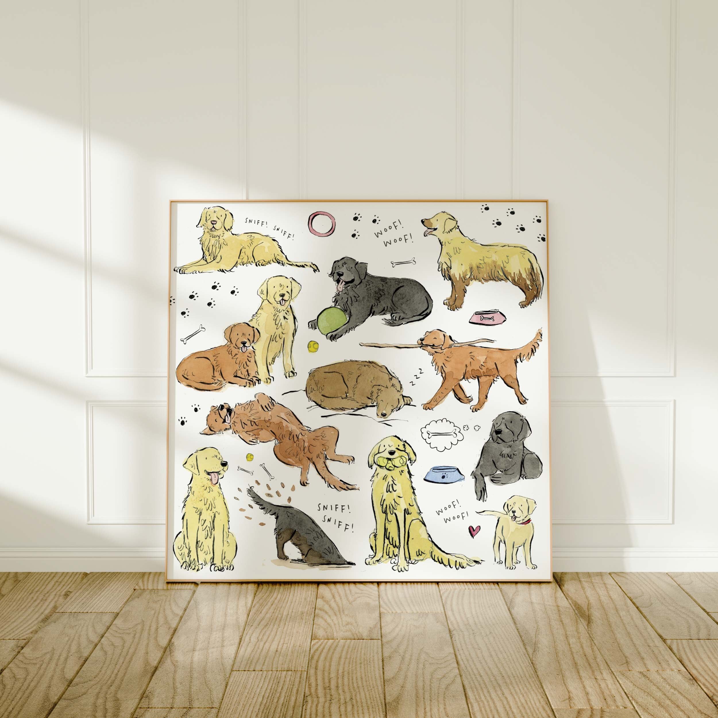 ラスト1点イギリスにて購入　becca hall 犬種イラストマグカップ Beccaillustrates - Etsy 日本