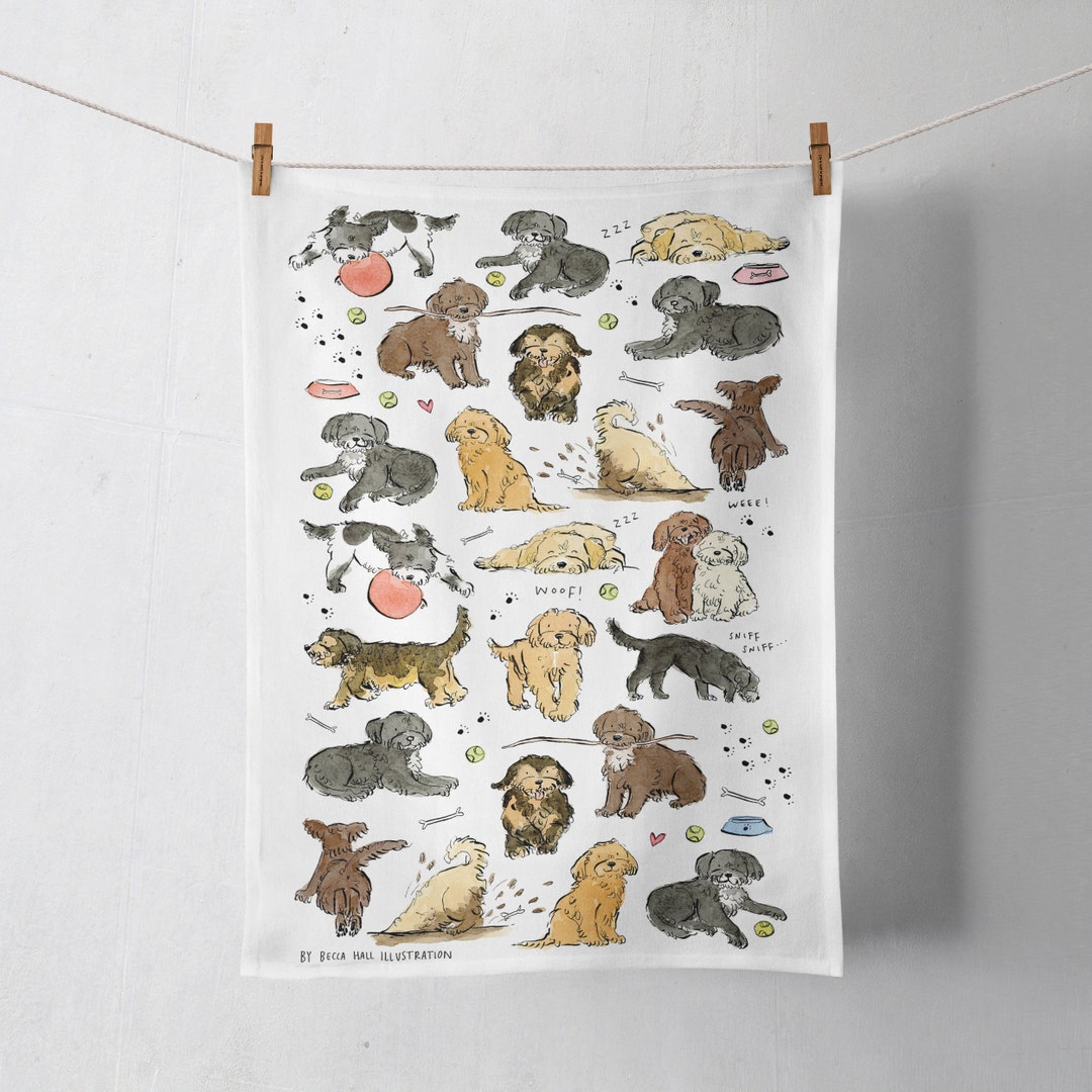 Tea Towel Cockapoo - Etsy
