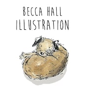 ラスト1点イギリスにて購入　becca hall 犬種イラストマグカップ Beccaillustrates - Etsy 日本