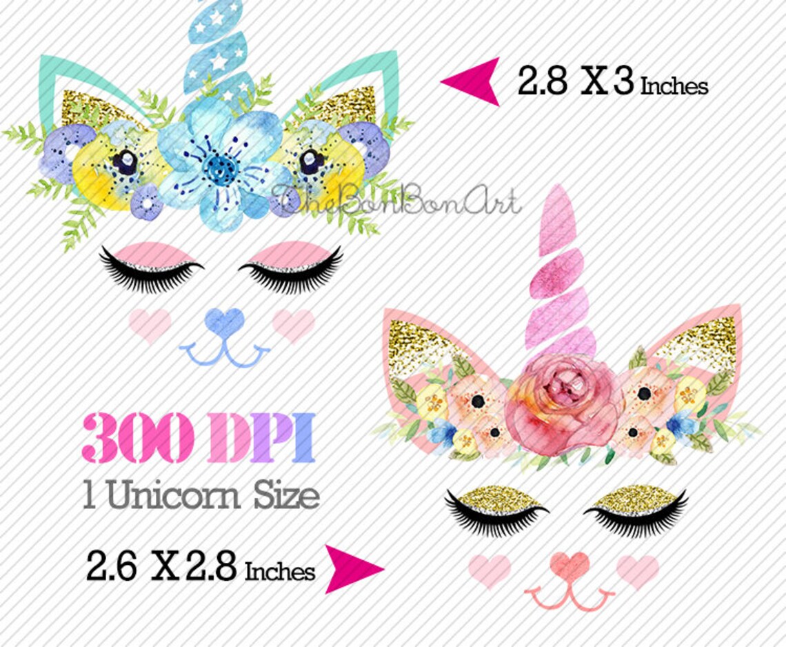 Watercolor Unicorn Clipart. Unicorn Printable. Golden Unicorns Gold ...
