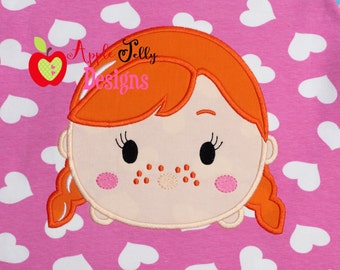 Freezing Princess Applique Design