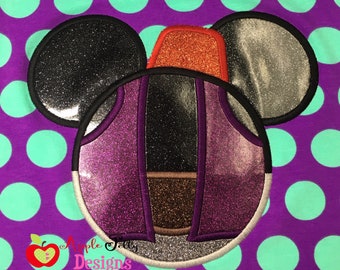 Aladdin Mickey Ears Applique Design