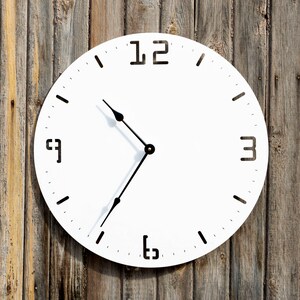 Silver Mirror Large Wall Clock Mirrored Unique Clock Modern Etsy