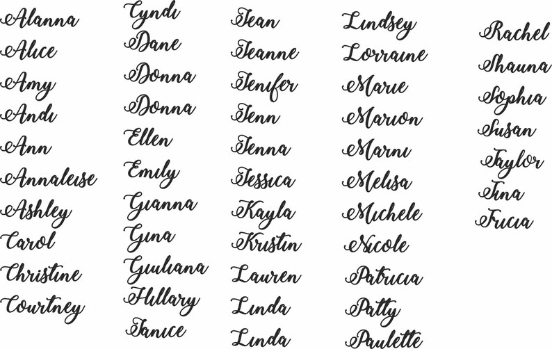 Laser cut names, Set of wedding place cards, wedding table signs, acrylic place cards, name cards, name cards wedding image 10