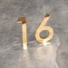 Rose Gold Mirror Acrylic Table Numbers, Wedding Table Numbers, Wedding Table Decor, Table Numbers 