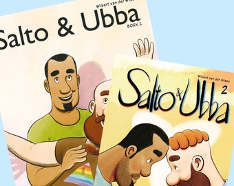 Salto & Ubba 1 and 2, postage of 1 book, 88 and 132 pages