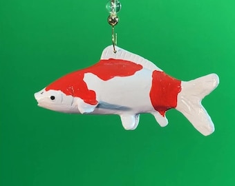 Mini Koi hanging ornaments - Kohaku