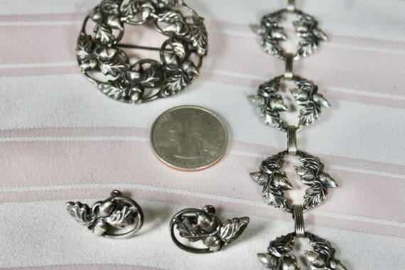 Vintage, Danecraft sterling silver 3 piece acorns… - image 7