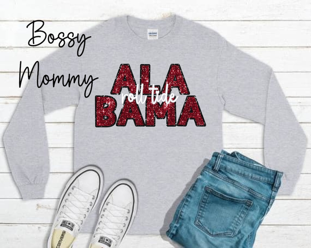 Alabama Sequin Casual Sweatshirt main image 1