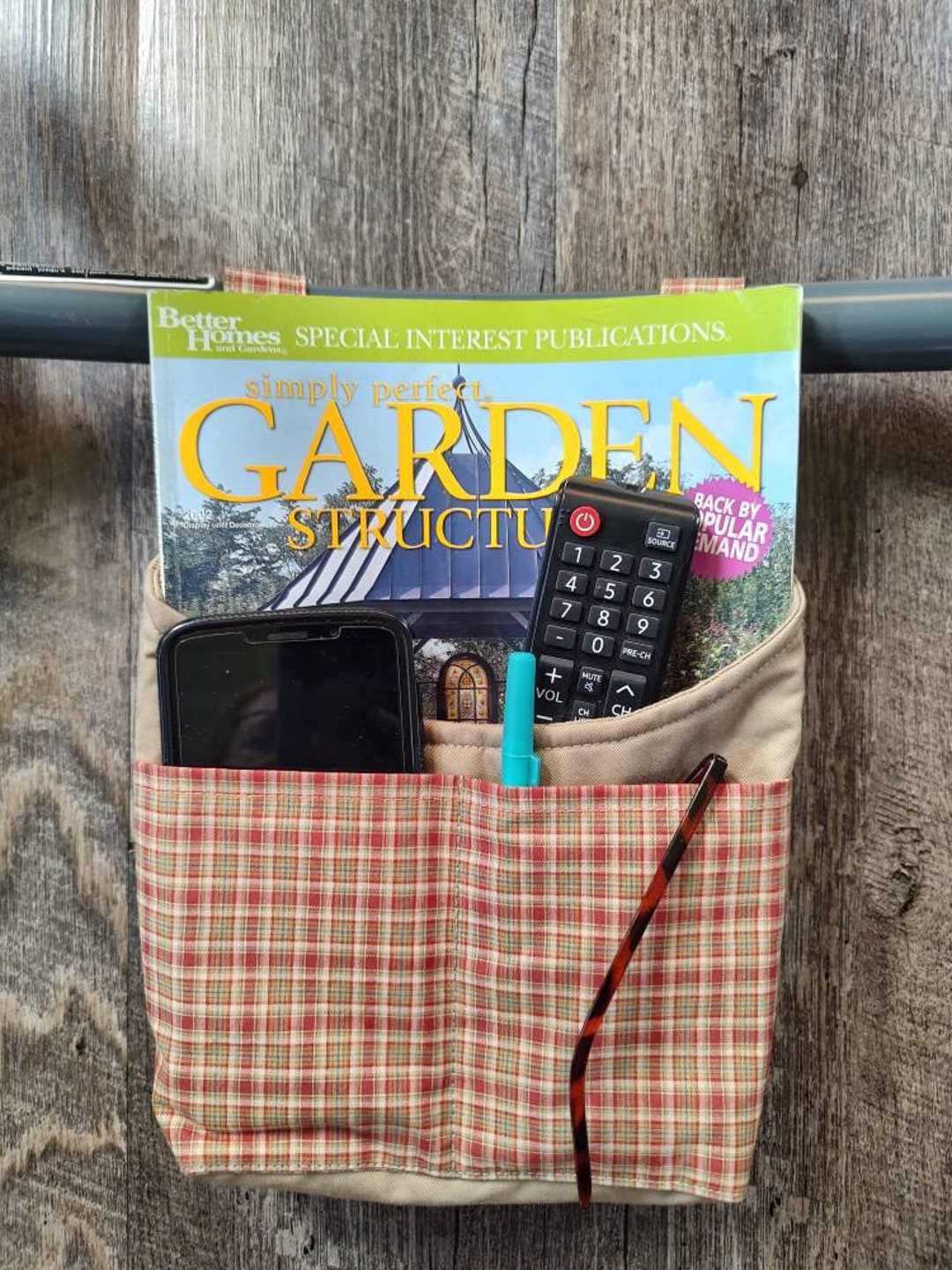 Hospital Bed Caddy Walker Tote Wheelchair Caddy Bedside Etsy