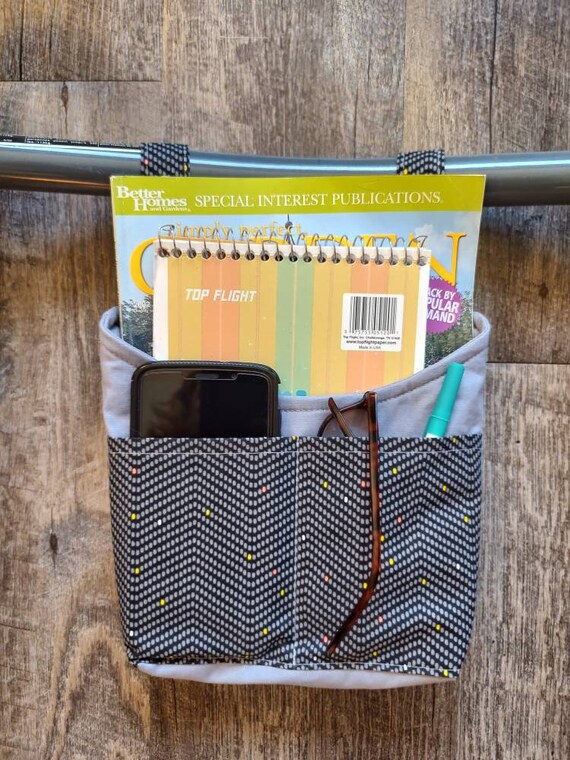 Hospital Bed Caddy Walker Tote Wheelchair Caddy Bedside Etsy