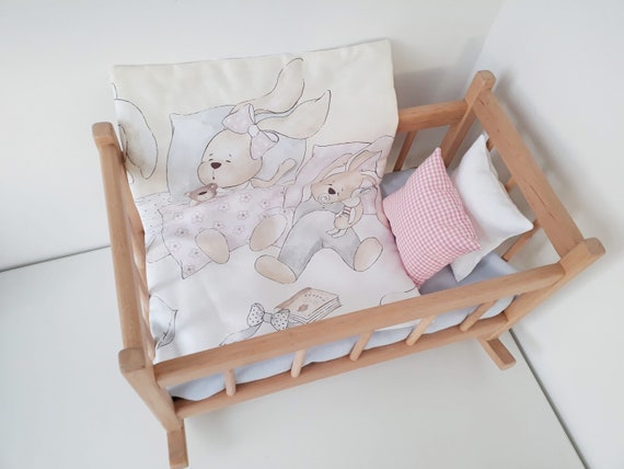 doll cradle bedding