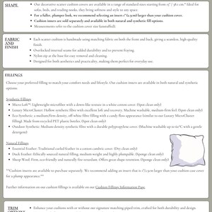scatter cushion buyers information guide