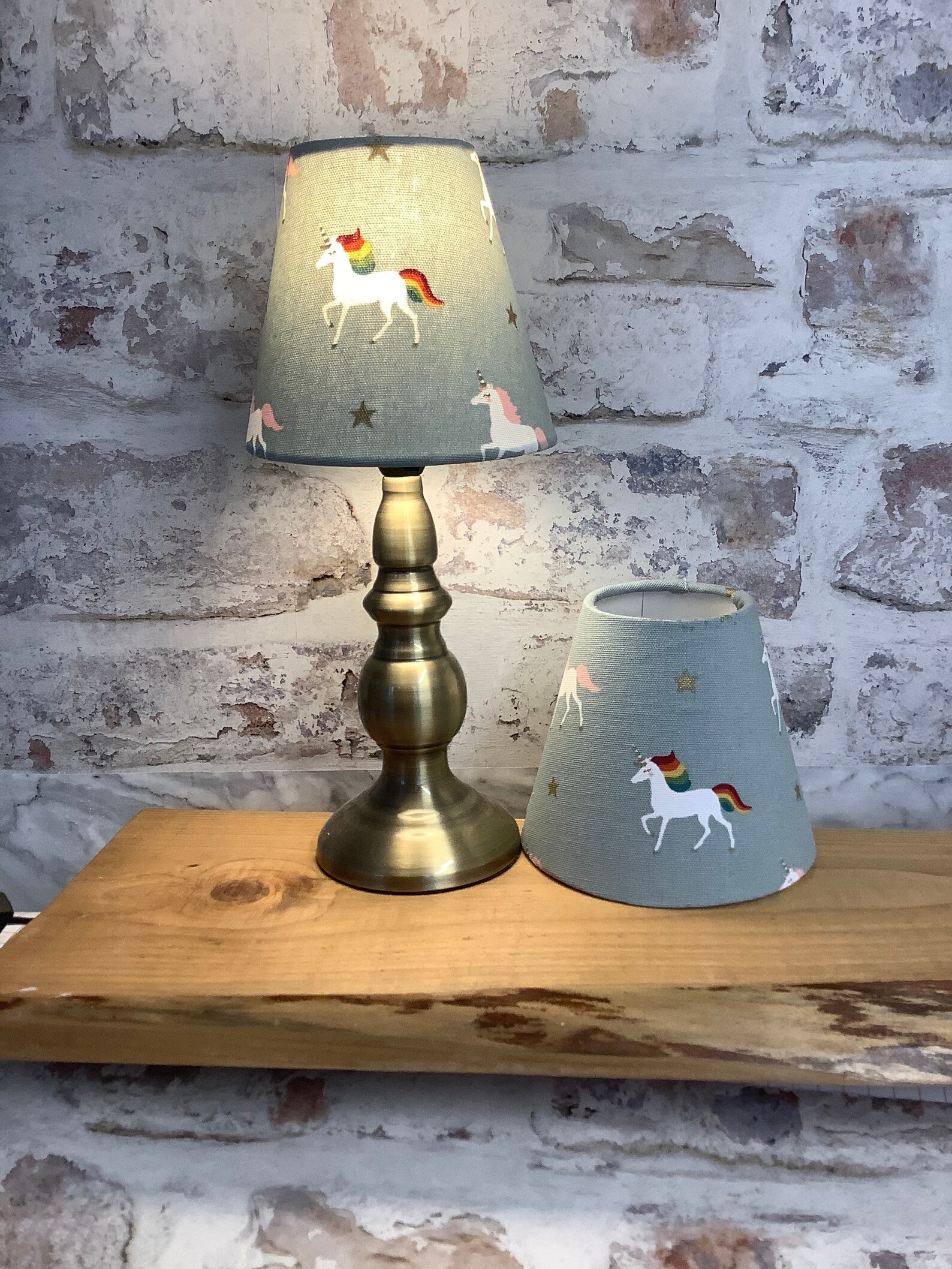 Sophie Allport Unicorn Lampshades by Berry & Grouse Stars Etsy UK