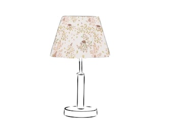 Sophie Allport Woodland Friends Lampshade, Handmade Fabric Lamp Shade, Drum Oval Empire or Candle Clip, Ceiling Pendant or Table Lamp