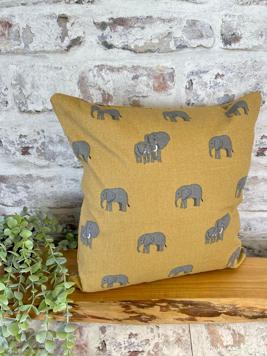 Sophie Allport Elephant Ochre by Berry & Grouse Safari Etsy UK
