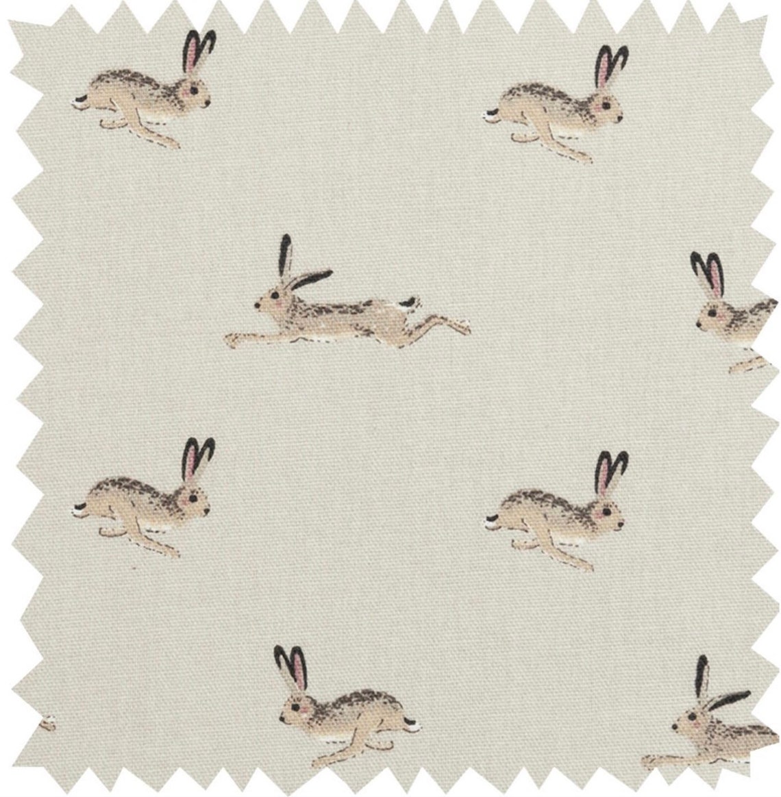 Luxury Wicker Dog Bed With Sophie Allport Hares Bumper Cushion Etsy UK