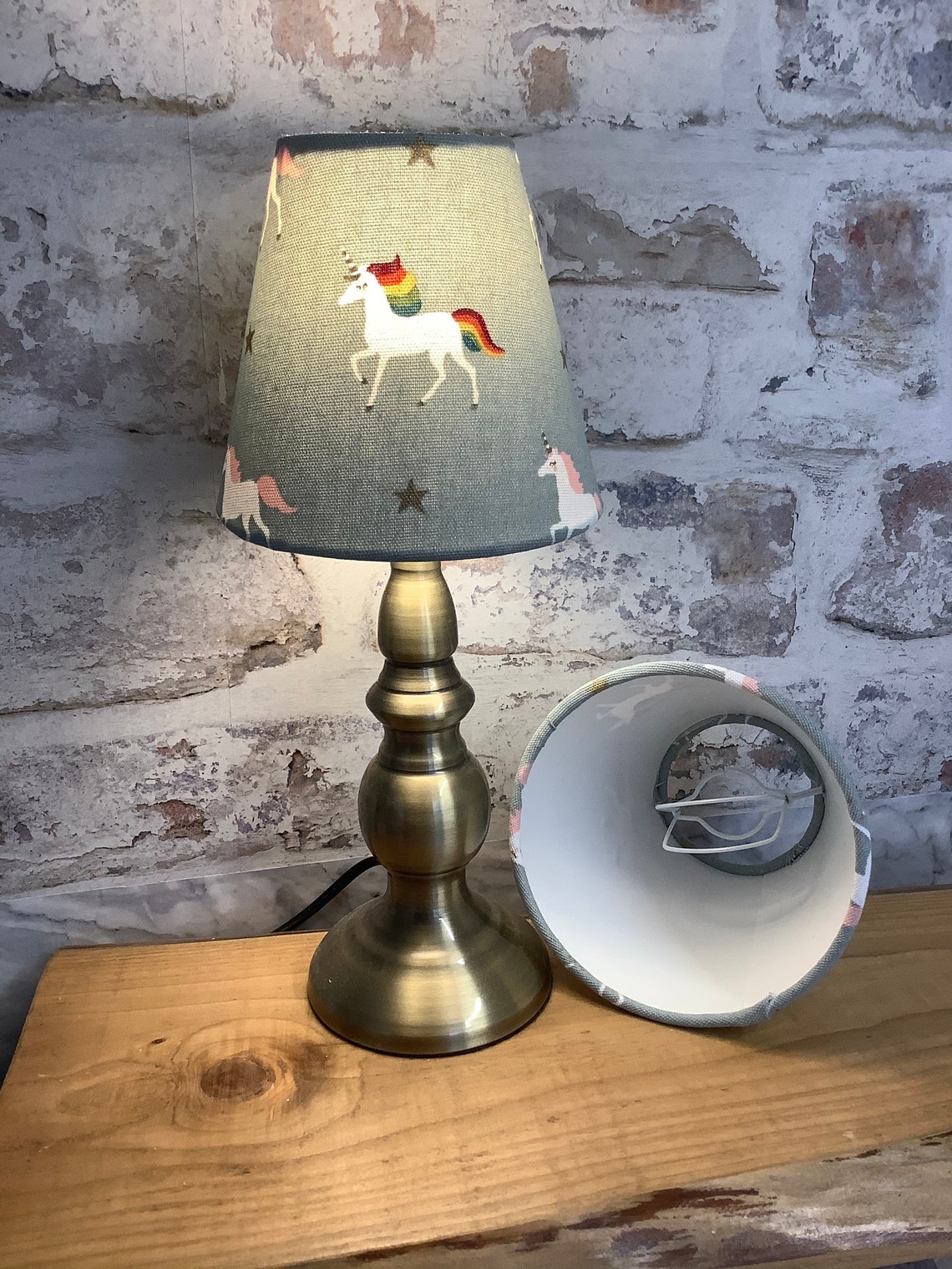 Sophie Allport Unicorn Lampshades by Berry & Grouse Stars Etsy UK