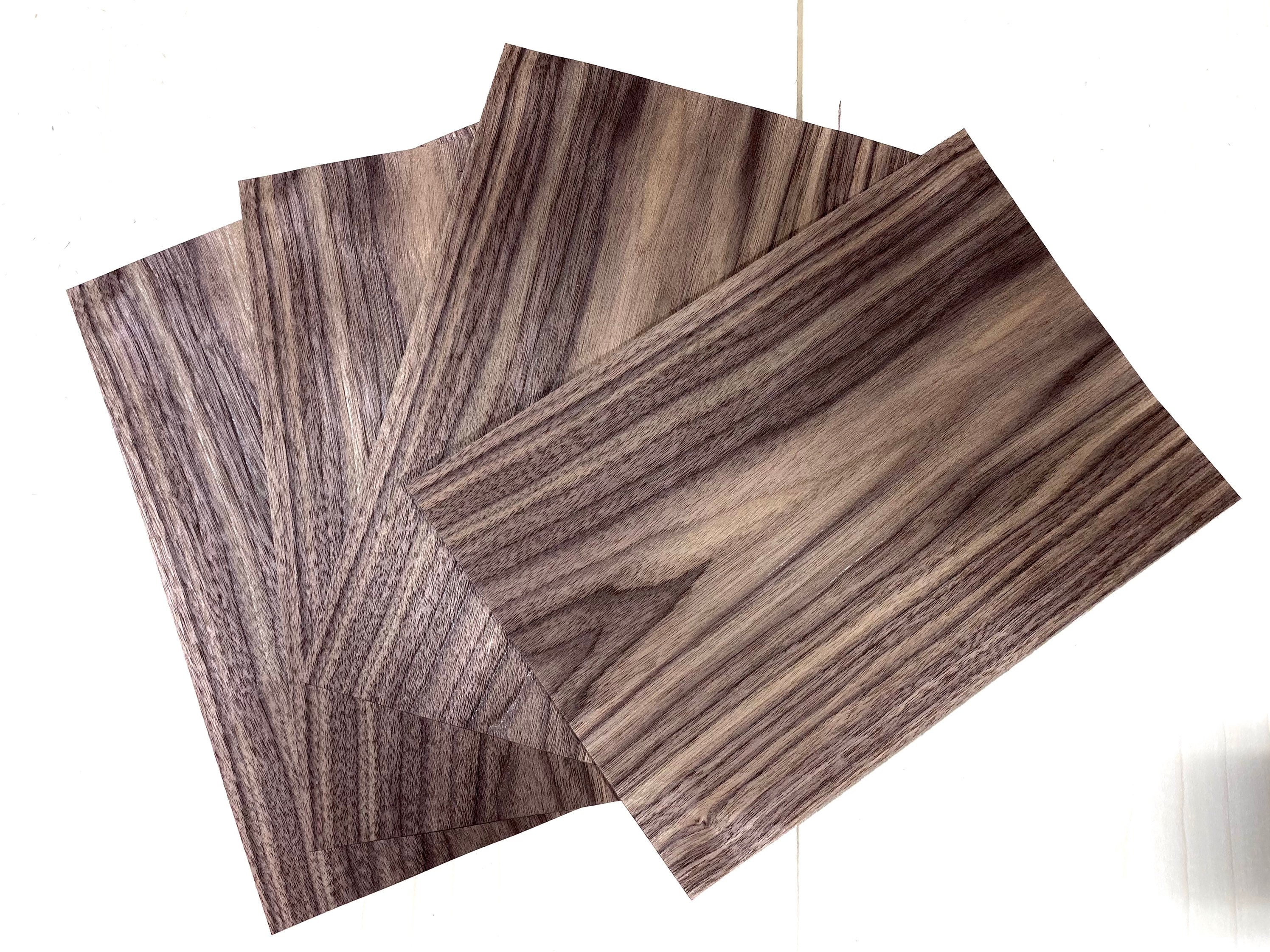 Walnut Raw Veneer 6 sheets 8W x 12L Etsy