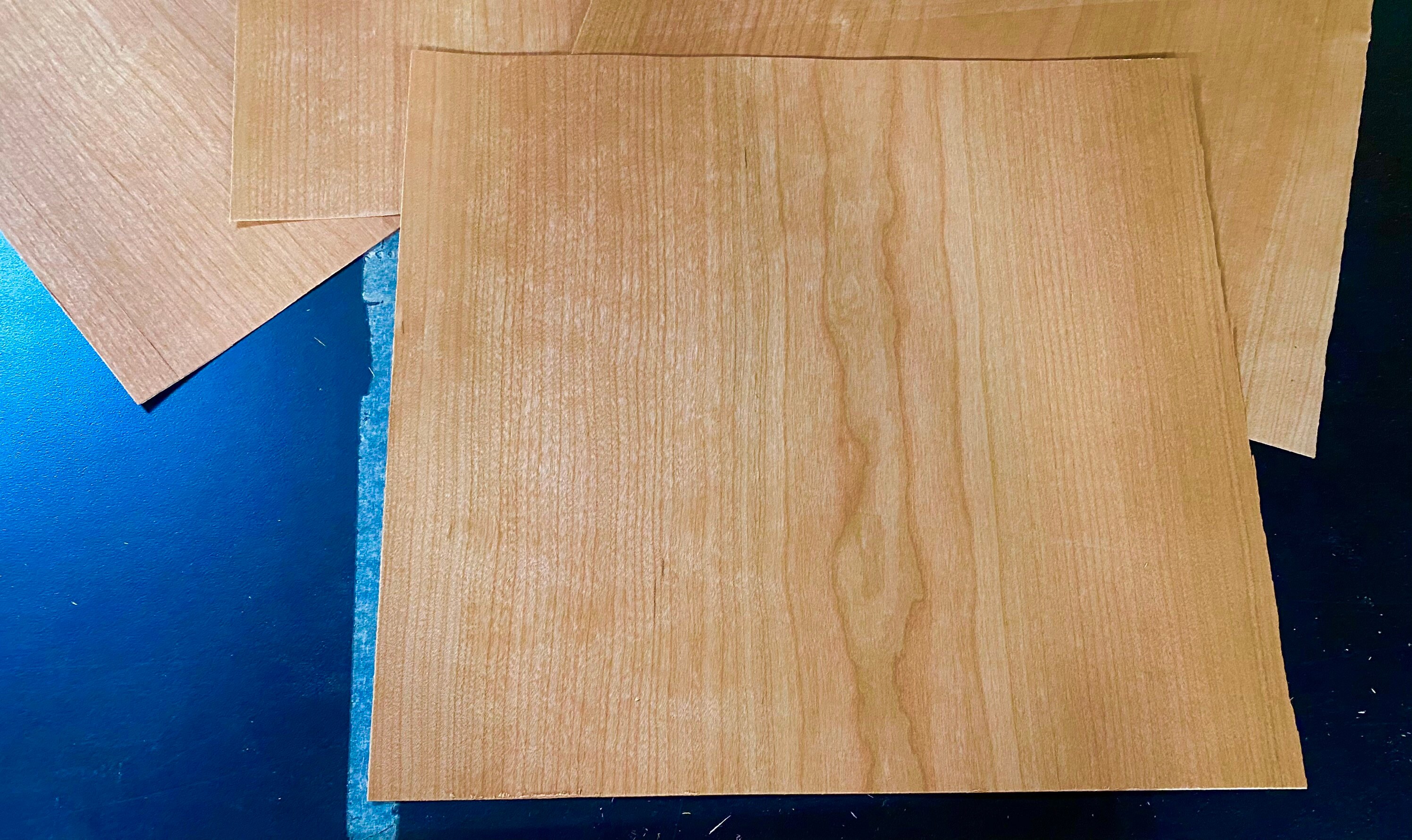 Cherry Raw Wood Veneer 4 sheets 12W x 12L Etsy