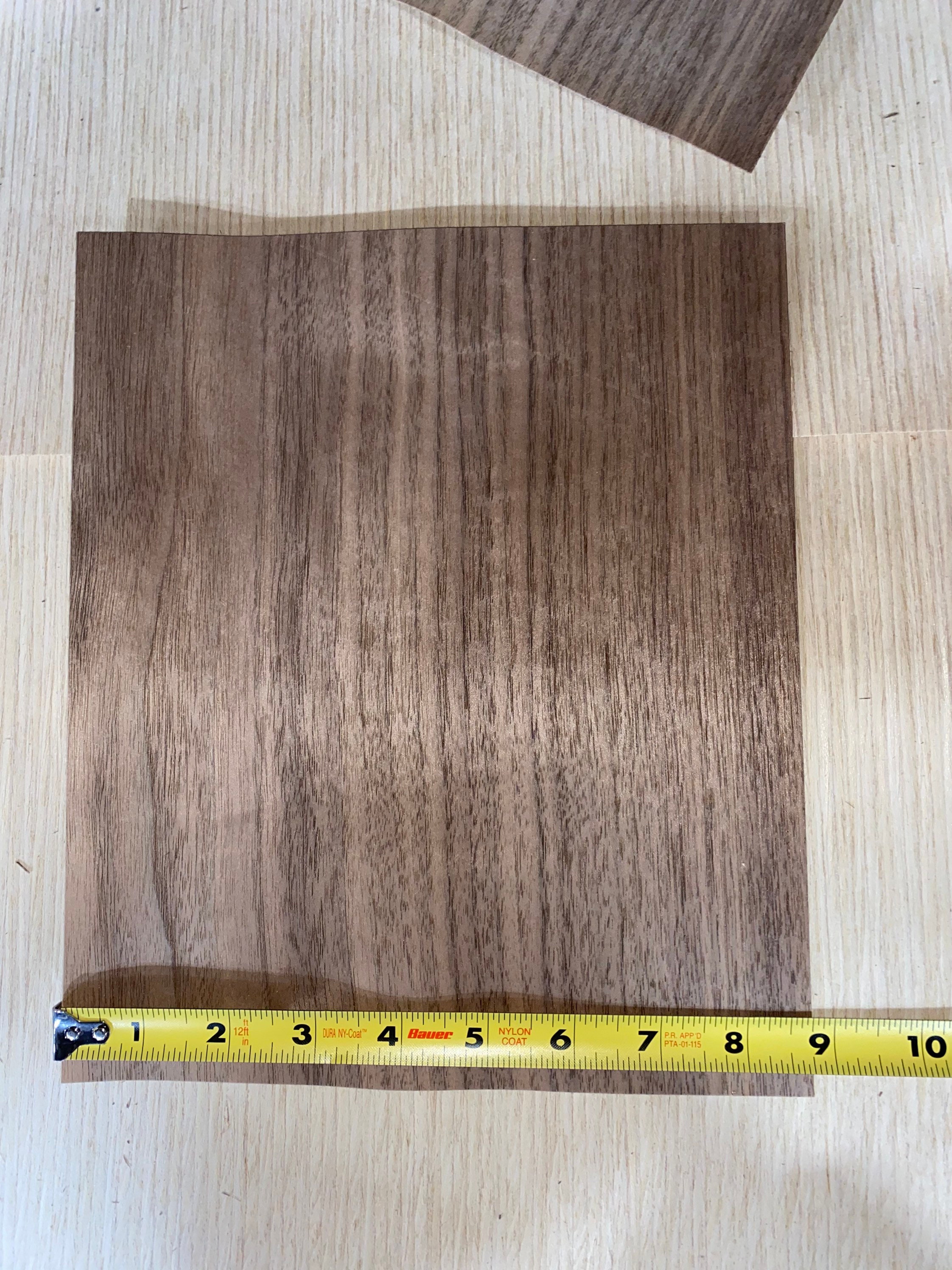 Walnut Raw Veneer 12 sheets 8W x 10L Etsy