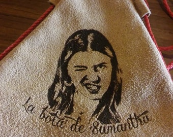 Personalized wineskin – with your favorite photo (even if it's your father-in-law's!)