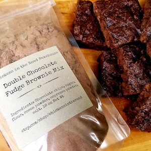 Double Chocolate Fudge Brownie Mix: Hand-Crafted, Chewy (18 Ounces)