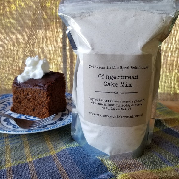 Gingerbread Cake Mix, Hand-Crafted Mixes, Cake Mix, Gingerbread, Dessert Mix, Holiday Cake