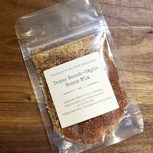 Texas Ranch-Style Beans Seasoning Mix, Tex Mex Seasoning, Hand-Crafted Mixes, One (1) Mix
