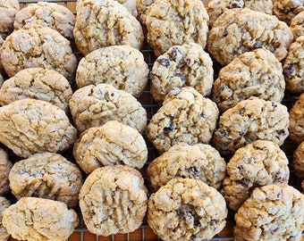 Oatmeal Cookies, 1 1/2 Dozen, Hand-Crafted Cookies